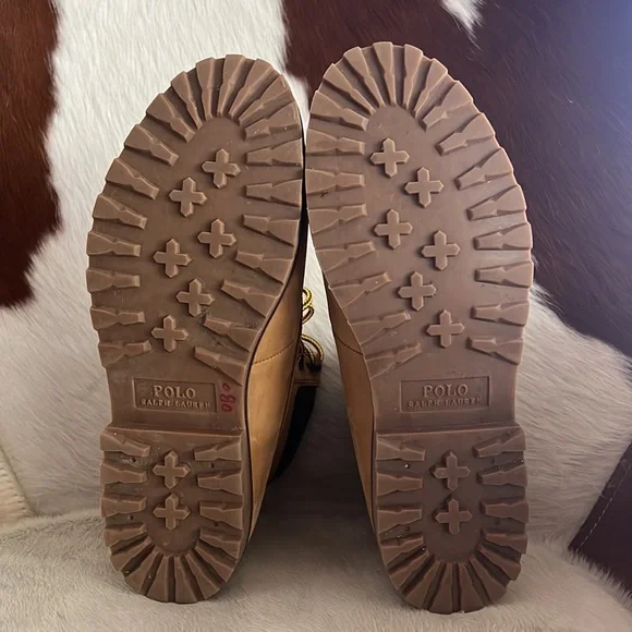 Ralph Lauren Polo Whitwood duck suede hiking boots size 8.5 D, style Whitwood - Picture 11 of 15